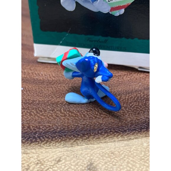 Furrball Tiny Toon Adventures Keepsake Ornament 1995 Hallmark Handcrafted Holida - Picture 2 of 6